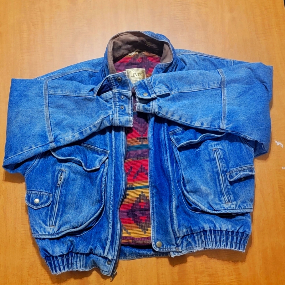 Vintage Blue Levi Jean Jacket